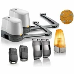 PACKIT Portail Aluminium Battant Ajouré En Kit + Motorisation Dimension L.3000 (entre Piliers) X H.1200 Mm Couleurs Blanc (RAL 9010) 9 PACKIT Portail Aluminium Battant Ajouré En Kit + Motorisation Dimension L.3000 (entre Piliers) X H.1200 Mm Couleurs Blanc (RAL 9010) -Portail Soldes Boutique 10267048 4