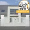 PACKIT Portail Aluminium Battant Semi-ajouré En Kit + Motorisation Dimension L.3000 (entre Piliers) X H.1300 Mm Couleurs Blanc (RAL 9010) 2 PACKIT Portail Aluminium Battant Semi-ajouré En Kit + Motorisation Dimension L.3000 (entre Piliers) X H.1300 Mm Couleurs Blanc (RAL 9010) -Portail Soldes Boutique 10267058 1