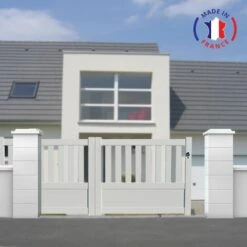 PACKIT Portail Aluminium Coulissant Semi-ajouré En Kit + Motorisation Dimension L.3000 (entre Piliers) X H.1300 Mm Couleurs Blanc (RAL 9010) 11 PACKIT Portail Aluminium Coulissant Semi-ajouré En Kit + Motorisation Dimension L.3000 (entre Piliers) X H.1300 Mm Couleurs Blanc (RAL 9010) -Portail Soldes Boutique 10267060 5