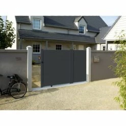 PACKIT Portail Aluminium Coulissant Plein En Kit + Motorisation Dimension L.3000 (entre Piliers) X H.1500 Mm Couleurs Blanc (RAL 9010) 8 PACKIT Portail Aluminium Coulissant Plein En Kit + Motorisation Dimension L.3000 (entre Piliers) X H.1500 Mm Couleurs Blanc (RAL 9010) -Portail Soldes Boutique 10267070 2