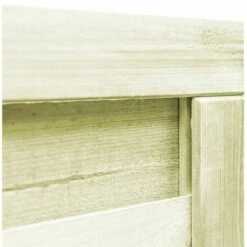 VidaXL Portillon Bois De Pin Imprégné 100 X 125 Cm Vert - Vert -Portail Soldes Boutique 11321683 4