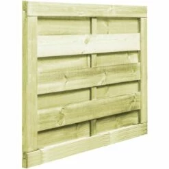 VidaXL Portillon Bois De Pin Imprégné 100 X 75 Cm Vert - Vert -Portail Soldes Boutique 11332415 3