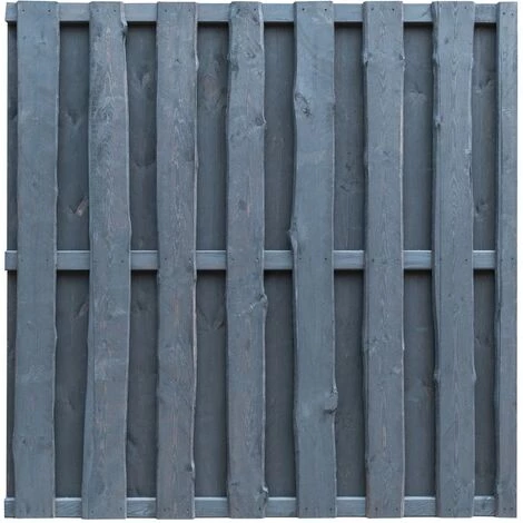 VidaXL Panneau De Clôture Pinède 180x180 Cm Gris - Gris 3 VidaXL Panneau De Clôture Pinède 180x180 Cm Gris - Gris