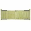 VidaXL Portillons De Jardin 2 Pcs Bois De Pin Imprégné 300x100 Cm - Vert 1 VidaXL Portillons De Jardin 2 Pcs Bois De Pin Imprégné 300x100 Cm - Vert -Portail Soldes Boutique 12001625 1