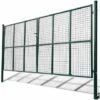 VIDAXL Portail à Mailles 415 X 225 Cm / 400 X 175 Cm - Vert -Portail Soldes Boutique 14266622 1