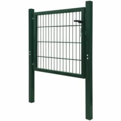 VIDAXL Portillon 106 X 150 Cm Acier Vert - Vert -Portail Soldes Boutique 14267328 3