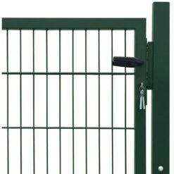 VIDAXL Portillon 106 X 150 Cm Acier Vert - Vert -Portail Soldes Boutique 14267328 4