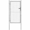 VidaXL Porte De Jardin Acier Galvanise 105x200 Cm Argente 1 VidaXL Porte De Jardin Acier Galvanise 105x200 Cm Argente -Portail Soldes Boutique 15278384 1