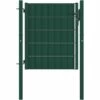 Portail De Clôture PVC Et Acier 100x81 Cm Vert VidaXL -Portail Soldes Boutique 17375317 1