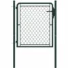 VidaXL Portillon Acier 100x100 Cm Vert - Vert -Portail Soldes Boutique 18182953 1