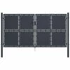 Portail De Jardin Acier 300x150 Cm Anthracite VidaXL - Anthracite -Portail Soldes Boutique 18302850 1