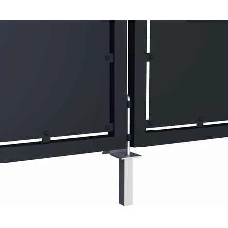 Portail De Jardin Acier 300 X 200 Cm Anthracite VidaXL - Anthracite 6 Portail De Jardin Acier 300 X 200 Cm Anthracite VidaXL - Anthracite – Image 4