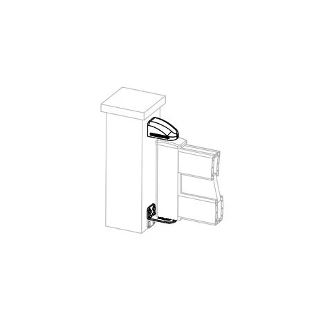 Gond Haut Carénable Pour Portail - Teinte : Noir - TIRARD 4 Gond Haut Carénable Pour Portail - Teinte : Noir - TIRARD – Image 2