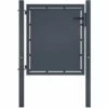 Portail De Jardin Acier 100 X 75 Cm Anthracite VidaXL - Anthracite 2 Portail De Jardin Acier 100 X 75 Cm Anthracite VidaXL - Anthracite -Portail Soldes Boutique 18379365 1