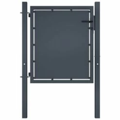 VidaXL Portail De Jardin Acier 100 X 100 Cm Anthracite - Anthracite