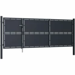 Portail De Jardin Acier 350 X 125 Cm Anthracite VidaXL - Anthracite 8 Portail De Jardin Acier 350 X 125 Cm Anthracite VidaXL - Anthracite -Portail Soldes Boutique 18402974 2