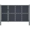 Portail De Jardin Acier 350 X 175 Cm Anthracite VidaXL - Anthracite 2 Portail De Jardin Acier 350 X 175 Cm Anthracite VidaXL - Anthracite -Portail Soldes Boutique 18402976 1