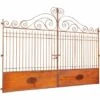 BISCOTTINI PORTAIL EN FER PORTE AJOURÉ PLEIN L400XPR8XH300 CM 1 BISCOTTINI PORTAIL EN FER PORTE AJOURÉ PLEIN L400XPR8XH300 CM -Portail Soldes Boutique 18547974 1