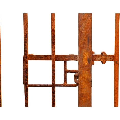 BISCOTTINI PORTAIL EN FER PORTE AJOURÉ PLEIN L400XPR8XH272 CM 7 BISCOTTINI PORTAIL EN FER PORTE AJOURÉ PLEIN L400XPR8XH272 CM – Image 5