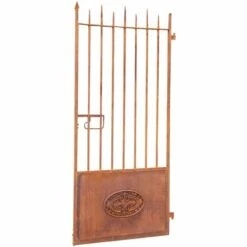 BISCOTTINI PORTAIL EN FER PORTE AJOURÉ PLEIN L96XPR8XH200 CM