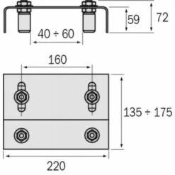COMMUNELLO PLAQUE GUIDE REGLABLE 255-220 -Portail Soldes Boutique 18992171 3