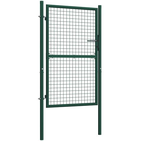 YOUTHUP Portillon Acier 100x175 Cm Vert 4 YOUTHUP Portillon Acier 100x175 Cm Vert – Image 2