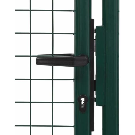 YOUTHUP Portillon Acier 100x175 Cm Vert 6 YOUTHUP Portillon Acier 100x175 Cm Vert – Image 4