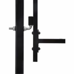 ASUPERMALL Portillon Simple Porte Avec Dessus A Pointe Acier 1x1 M Noir 10 ASUPERMALL Portillon Simple Porte Avec Dessus A Pointe Acier 1x1 M Noir -Portail Soldes Boutique 19766567 4