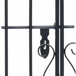 VidaXL Portillon Ornemental De Jardin Fer Forgé 122x20,5x160 Cm - Noir 11 VidaXL Portillon Ornemental De Jardin Fer Forgé 122x20,5x160 Cm - Noir -Portail Soldes Boutique 19849206 5