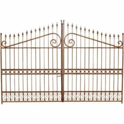 BISCOTTINI Porte En Fer Porte Plein L348xPR4xH250 Cm