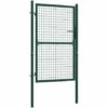 Topdeal Portail De Clôture Acier 100x200 Cm Vert 2 Topdeal Portail De Clôture Acier 100x200 Cm Vert -Portail Soldes Boutique 22994806 1