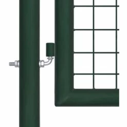 Topdeal Portail De Clôture Acier 100x200 Cm Vert 9 Topdeal Portail De Clôture Acier 100x200 Cm Vert -Portail Soldes Boutique 22994806 3
