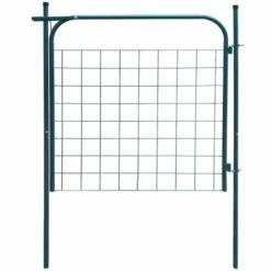 Topdeal Portail De Clôture De Jardin 100 X 100 Cm Vert