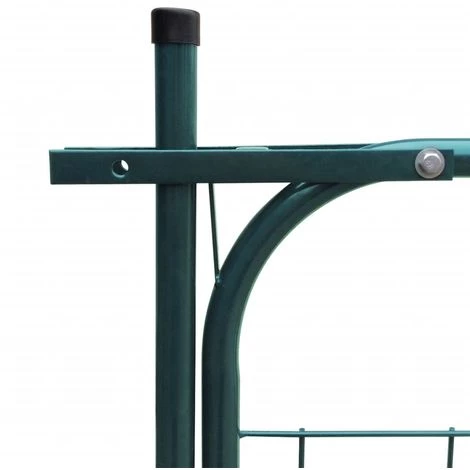 Topdeal Portail De Clôture De Jardin 100 X 100 Cm Vert 5 Topdeal Portail De Clôture De Jardin 100 X 100 Cm Vert – Image 3