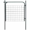 Hommoo Portail De Cloture De Jardin 100 X 100 Cm Anthracite HDV04428 2 Hommoo Portail De Cloture De Jardin 100 X 100 Cm Anthracite HDV04428 -Portail Soldes Boutique 24995659 1