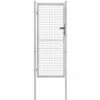 Hommoo Porte De Jardin Acier Galvanise 105x250 Cm Argente HDV06157 1 Hommoo Porte De Jardin Acier Galvanise 105x250 Cm Argente HDV06157 -Portail Soldes Boutique 25001326 1