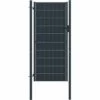 YOUTHUP Portail De Clôture Acier 100x204 Cm Anthracite - Gris -Portail Soldes Boutique 25095662 1