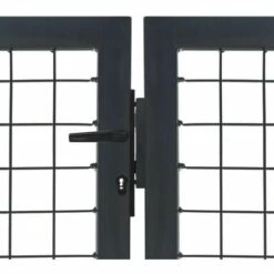 Hommoo Portillon Avec Poteaux Acier 350 X 120 Cm Anthracite HDV06011 9 Hommoo Portillon Avec Poteaux Acier 350 X 120 Cm Anthracite HDV06011 -Portail Soldes Boutique 25257825 3
