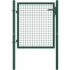 Hommoo Portail De Cloture Acier 100x75 Cm Vert HDV06526 -Portail Soldes Boutique 25257881 1
