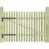 Hommoo Porte De Jardin En Piquets Bois De Pin Impregne FSC 100 X 75 Cm HDV29291 1 Hommoo Porte De Jardin En Piquets Bois De Pin Impregne FSC 100 X 75 Cm HDV29291 -Portail Soldes Boutique 25257971 1