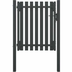Portail De Clôture De Jardin Acier 1x1,5 M Anthracite VidaXL - Anthracite