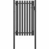 Portail De Clôture De Jardin Acier 1x2,25 M Anthracite VidaXL - Anthracite -Portail Soldes Boutique 25524607 1