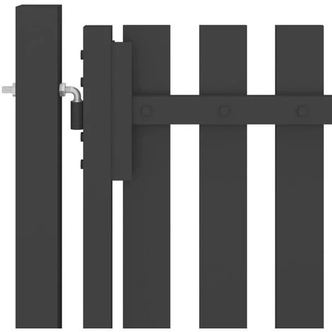 Portail De Clôture De Jardin Acier 1x2,25 M Anthracite VidaXL - Anthracite 5 Portail De Clôture De Jardin Acier 1x2,25 M Anthracite VidaXL - Anthracite – Image 3