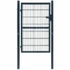 ASUPERMALL Portillon De Jardin 2D (Single), Gris Anthracite, 106 X 210 Cm 2 ASUPERMALL Portillon De Jardin 2D (Single), Gris Anthracite, 106 X 210 Cm -Portail Soldes Boutique 25822144 1