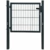 TRUE DEAL Portillon Acier Anthracite 103x150 Cm -Portail Soldes Boutique 26118701 1