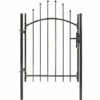 TRUE DEAL Portail De Jardin Acier 1 X 1,5 M Noir -Portail Soldes Boutique 26119768 1