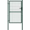 TRUE DEAL Portail De Clôture Acier 100x125 Cm Vert 1 TRUE DEAL Portail De Clôture Acier 100x125 Cm Vert -Portail Soldes Boutique 26122606 1