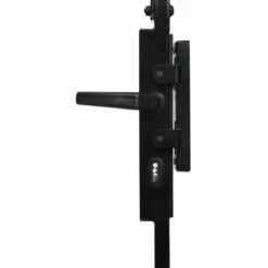 TRUE DEAL Portail De Jardin Avec Dessus Arqué Acier 100 X 200 Cm Noir -Portail Soldes Boutique 26122647 4