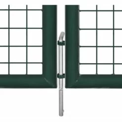 TRUE DEAL Portail De Clôture Acier 306x175 Cm Vert -Portail Soldes Boutique 26309332 5