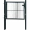 ASUPERMALL Portillon Acier Anthracite 103x150 Cm 1 ASUPERMALL Portillon Acier Anthracite 103x150 Cm -Portail Soldes Boutique 26480719 1